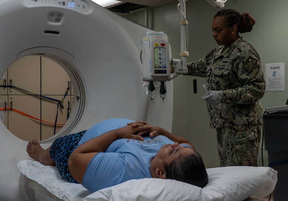 CT Scan Aboard Comfort CP25