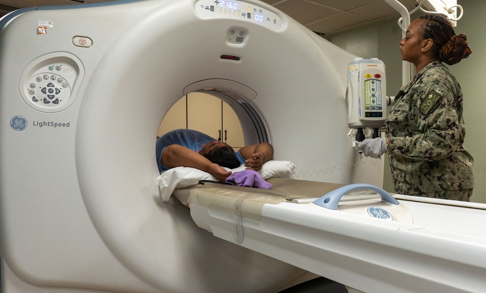 CT Scan Aboard Comfort CP25