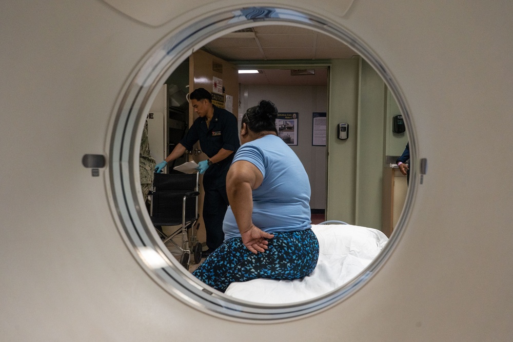 CT Scan Aboard Comfort CP25