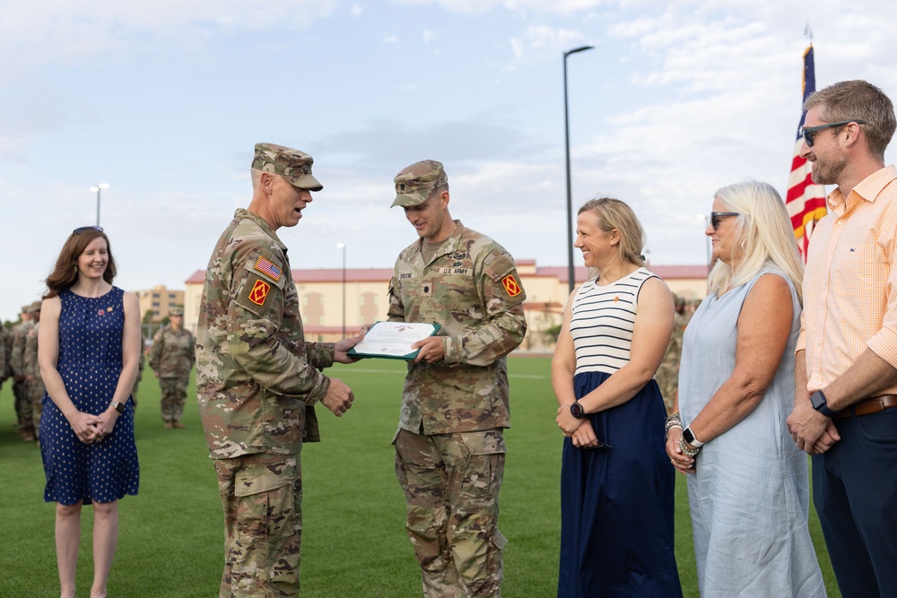 2-4 Change of Command Ceremony