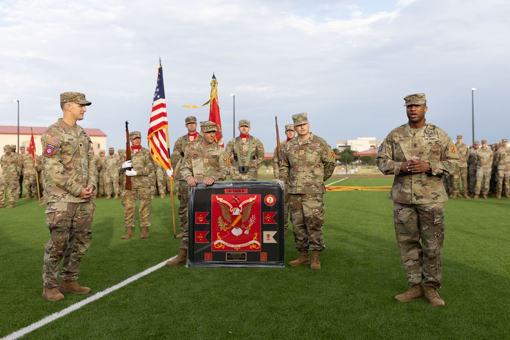 2-4 Change of Command Ceremony