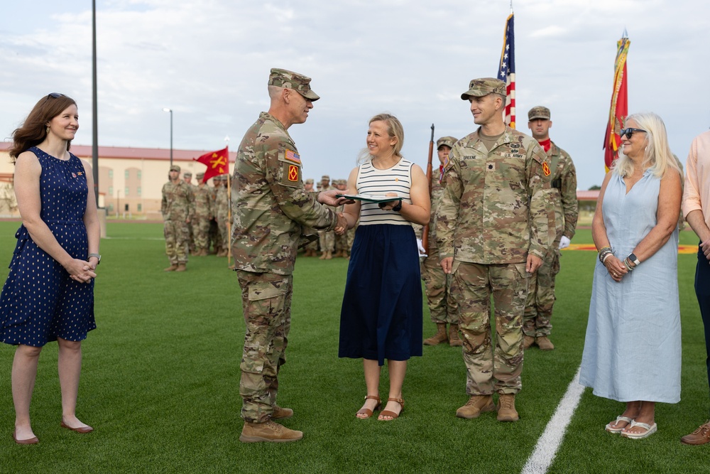 2-4 Change of Command Ceremony