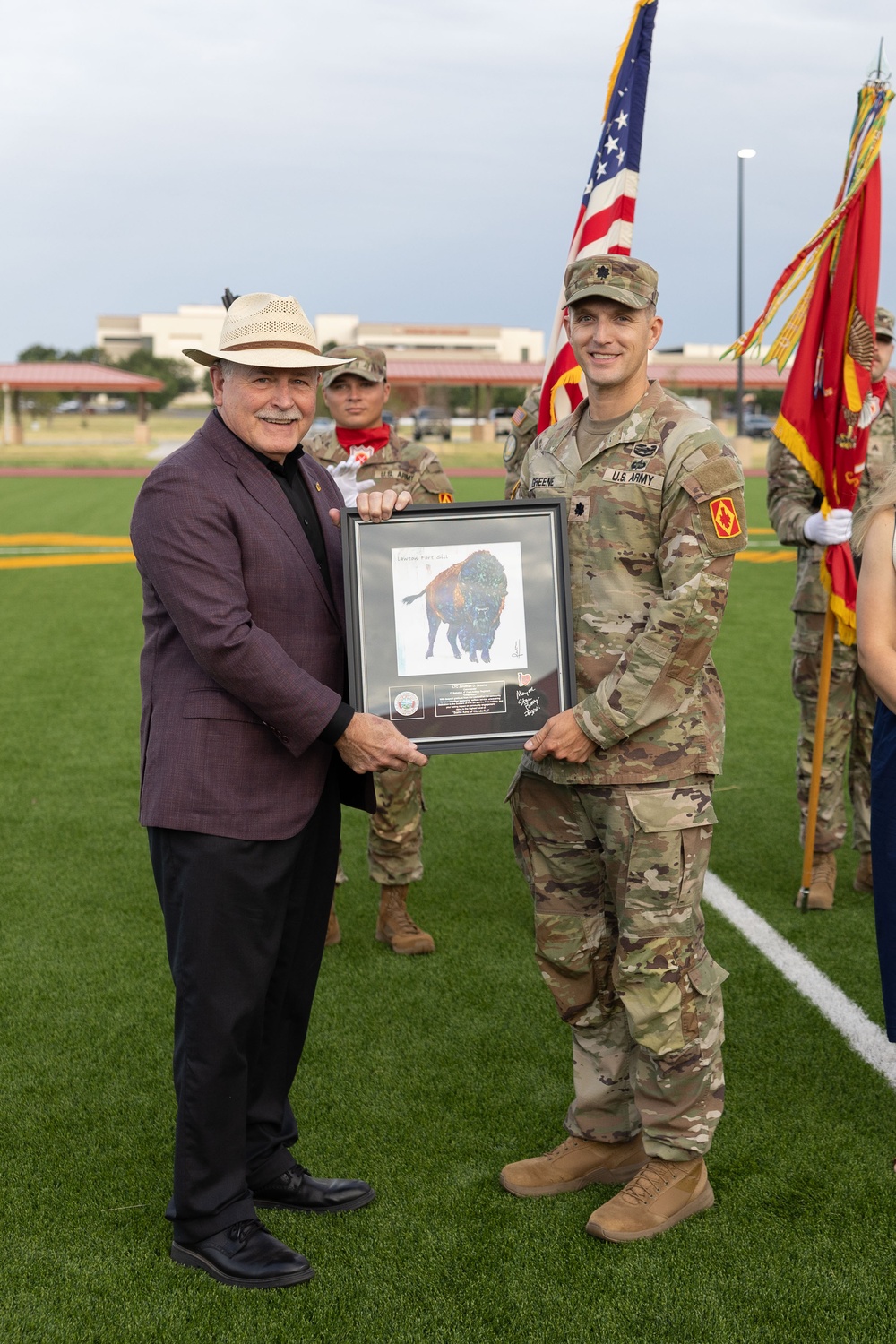 2-4 Change of Command Ceremony