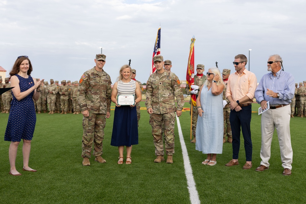 2-4 Change of Command Ceremony