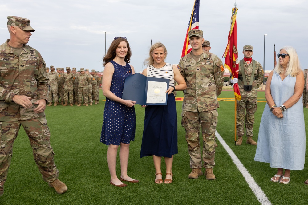 2-4 Change of Command Ceremony