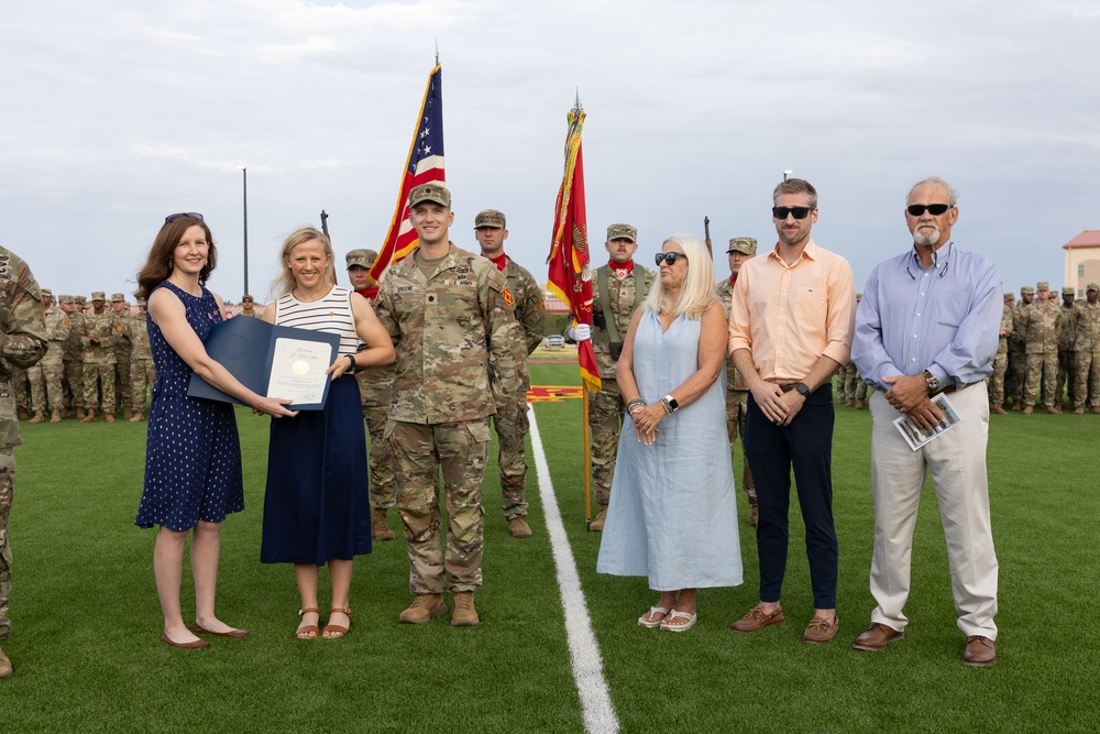 2-4 Change of Command Ceremony