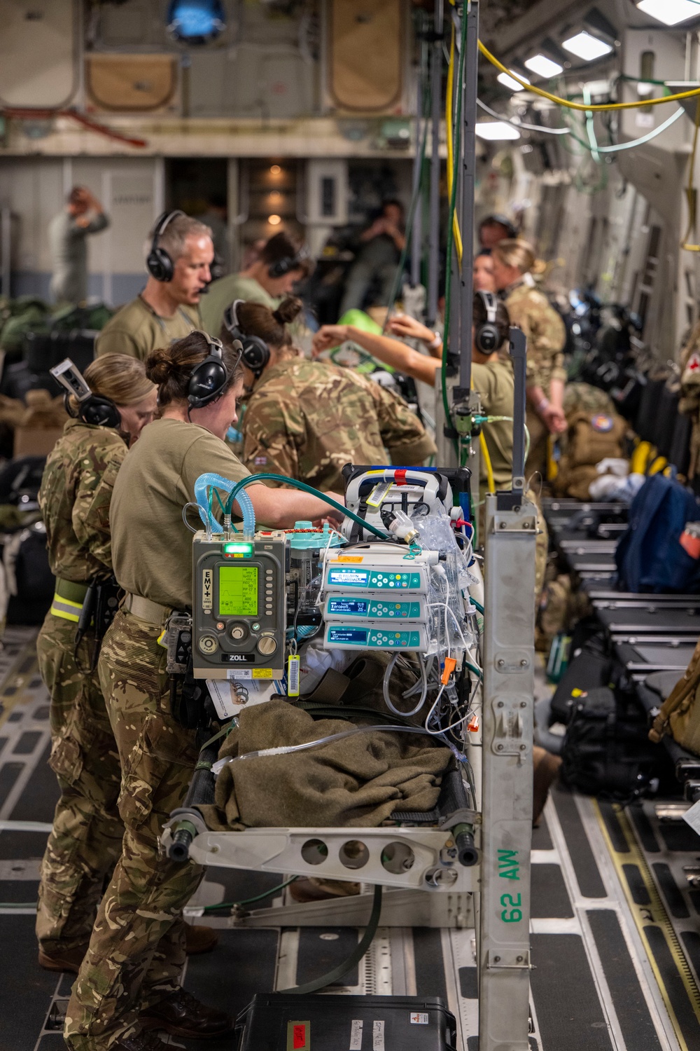 U.S. and RAF Aeromedical Evacuation teams partner for DLE 2025