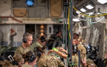 U.S. and RAF Aeromedical Evacuation teams partner for DLE 2025