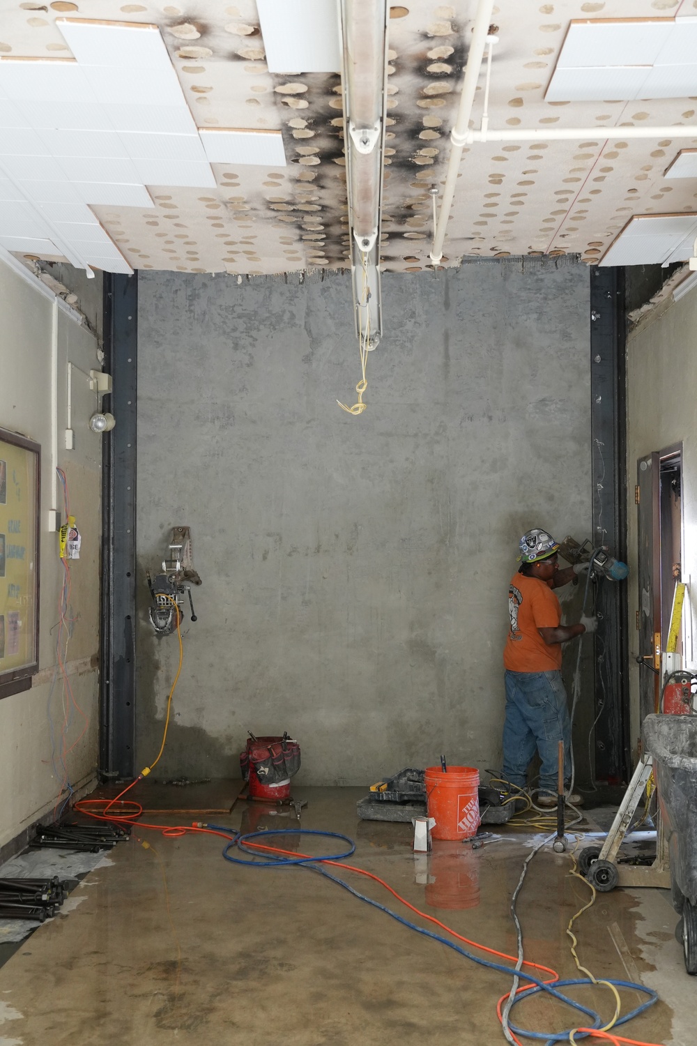 Debris removal from Eliot Arts Magnet Academy in Altadena, CA