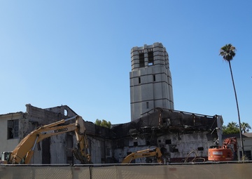 Debris removal from Eliot Arts Magnet Academy in Altadena, CA