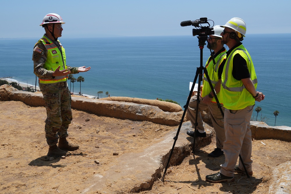 USACE debris removal in Pacific Palisades