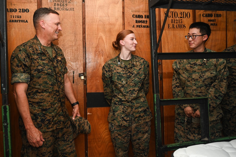 USMC Lt. Gen. Leonard F. Anderson IV, MARFORSOUTH Commander, visits Panama