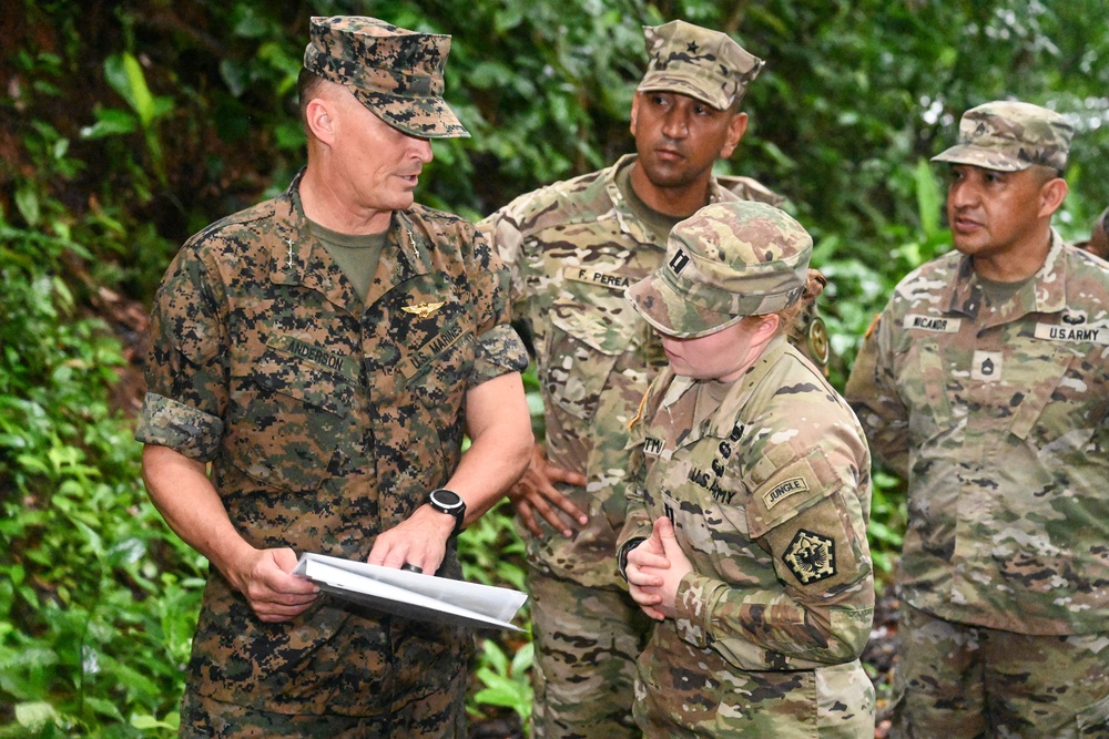 USMC Lt. Gen. Leonard F. Anderson IV, MARFORSOUTH Commander, visits Panama