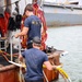 Navy Divers Repair USS Iwo Jima