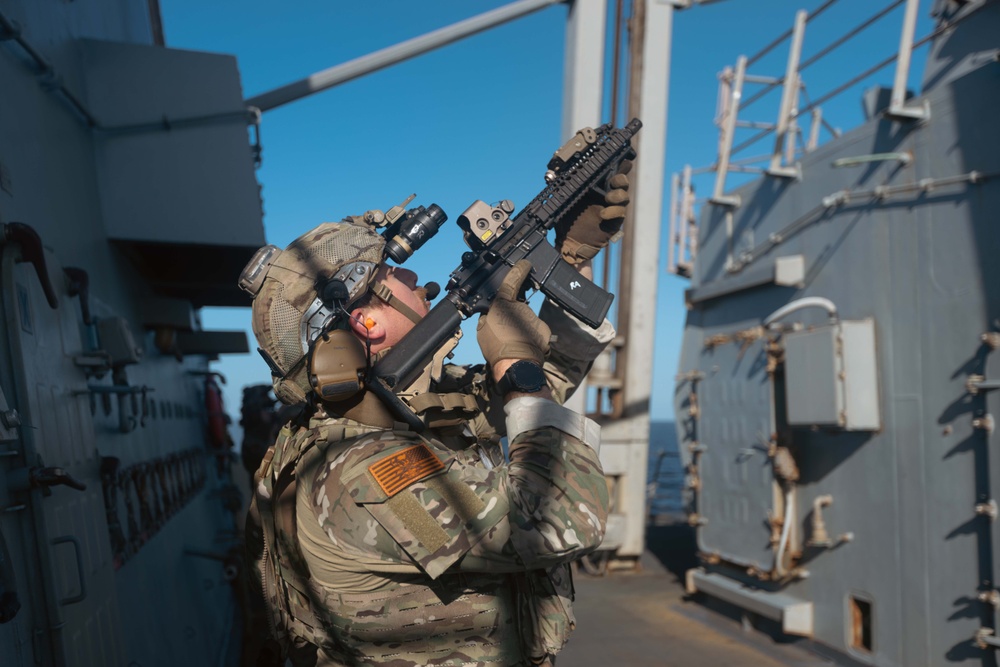 USS Bainbridge (DDG 96) and Carrier Strike Group 12 Participate in Neptune Strike