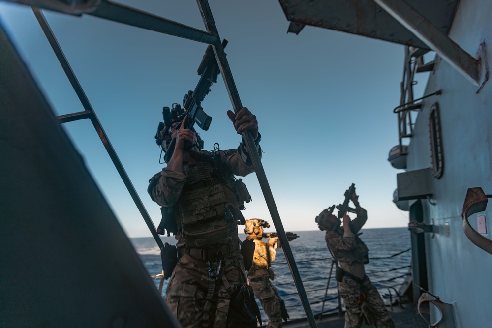 USS Bainbridge (DDG 96) and Carrier Strike Group 12 Participate in Neptune Strike