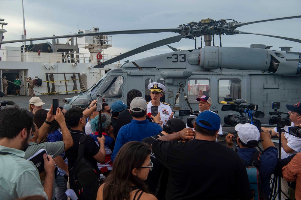 Commander, U.S. Naval Forces Southern Command/U.S. 4th Fleet visits Limón, Costa Rica during CP25