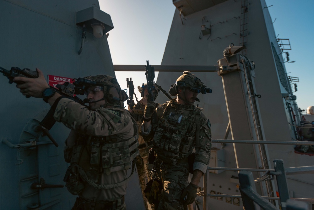 USS Bainbridge (DDG 96) and Carrier Strike Group 12 Participate in Neptune Strike