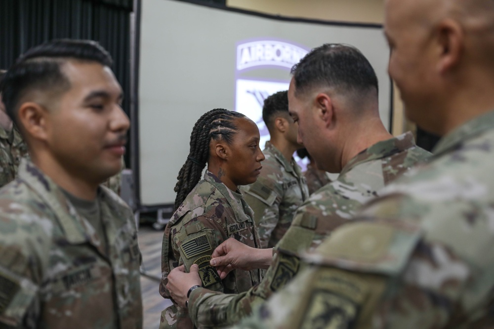 3ESC Patching Ceremony