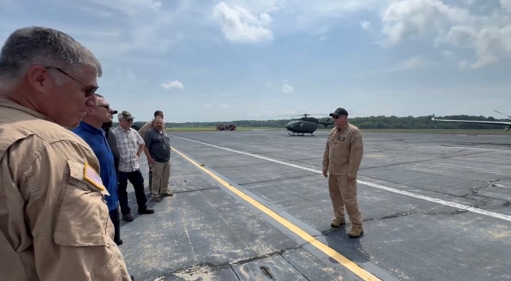 US Army civilian master aviator completes last flight at premier CBRNE command