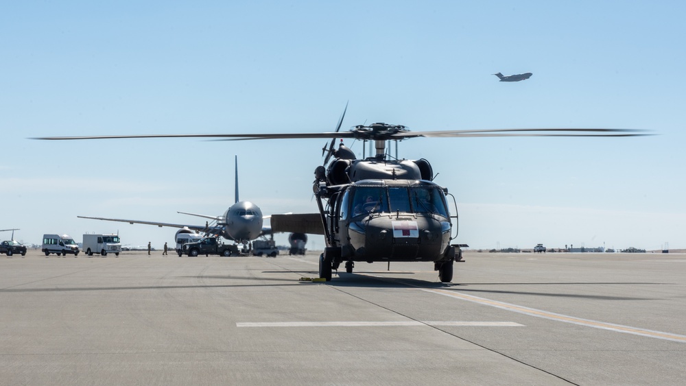 Various helicopters take part in UC25 at Travis AFB