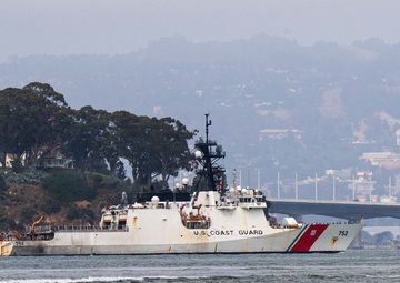 Coast Guard Cutter Stratton returns home following 134-day Western Pacific patrol