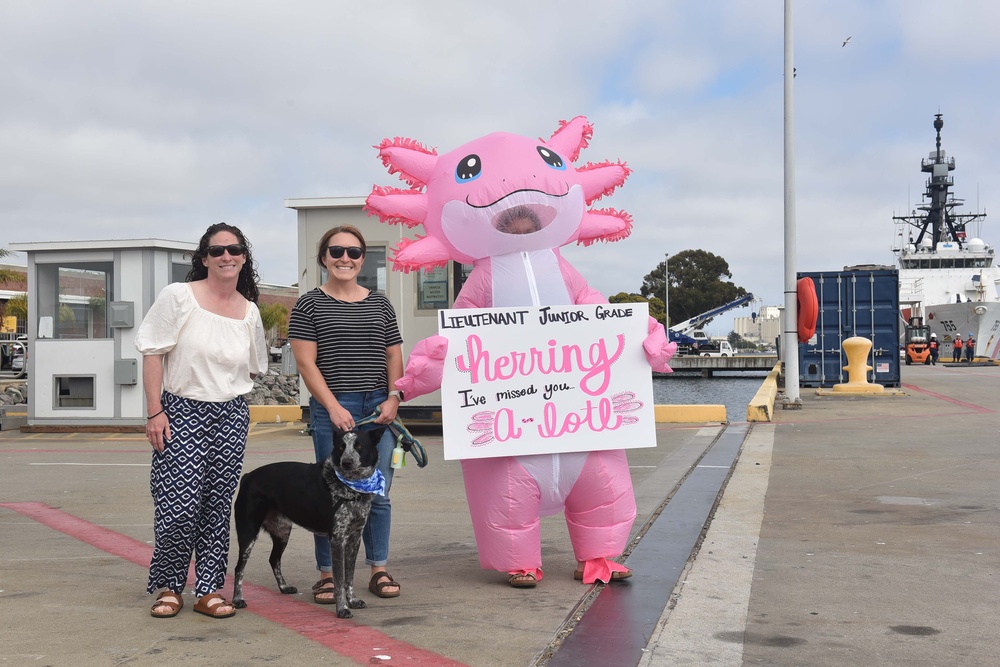 Coast Guard Cutter Stratton returns home following 134-day Western Pacific patrol