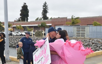 U.S. Coast Guard Cutter Stratton returns home following 134-day Western Pacific patrol
