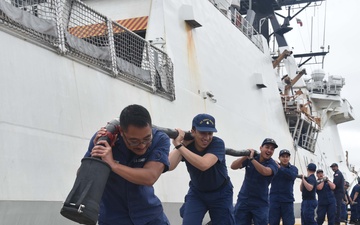 Coast Guard Cutter Stratton returns home following 134-day Western Pacific patrol