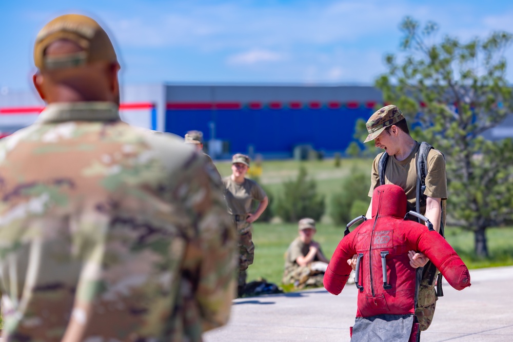 Inspiration goes both ways as Wyoming National Guard hosts JROTC summer camp