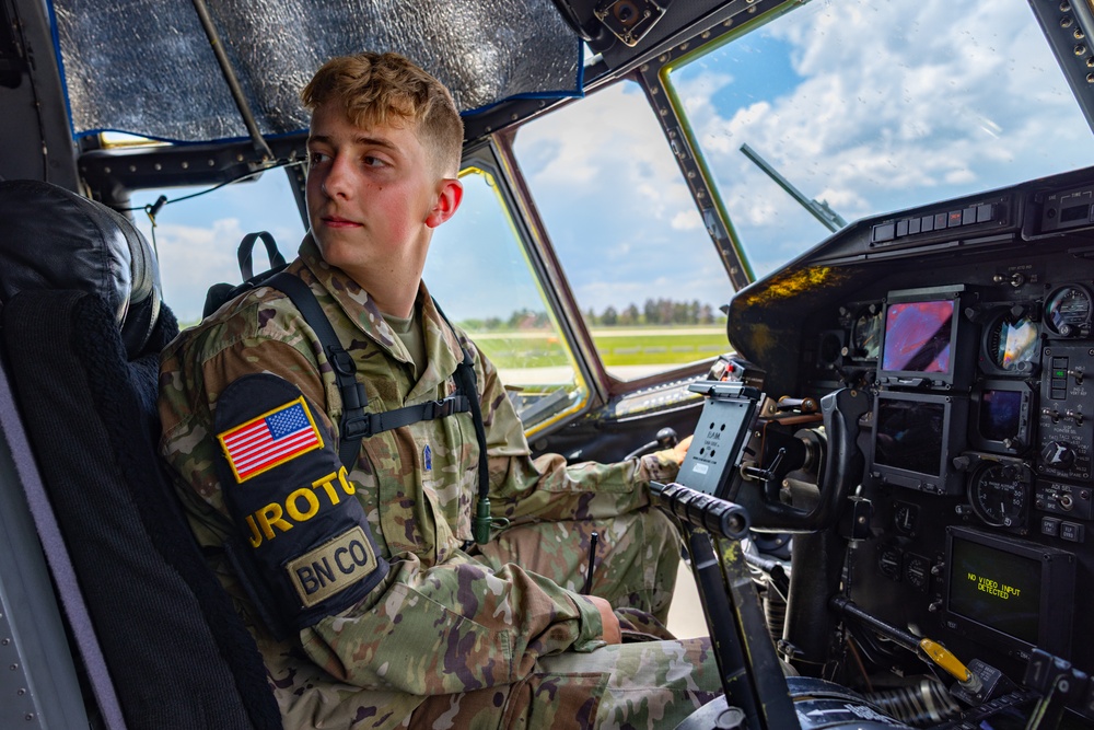 Inspiration goes both ways as Wyoming National Guard hosts JROTC summer camp