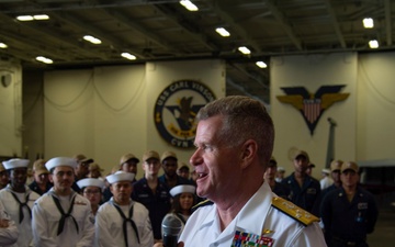 USS Carl Vinson holds change of command