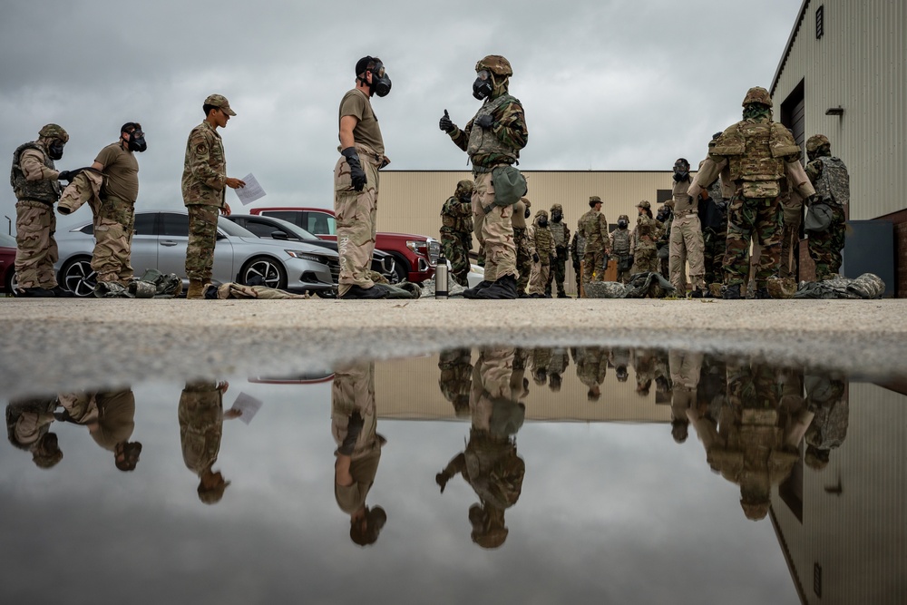 509 CES conducts CBRN training