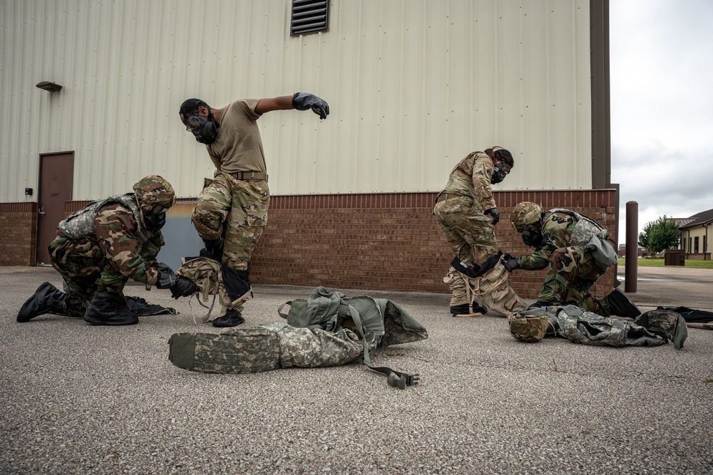 509 CES conducts CBRN training
