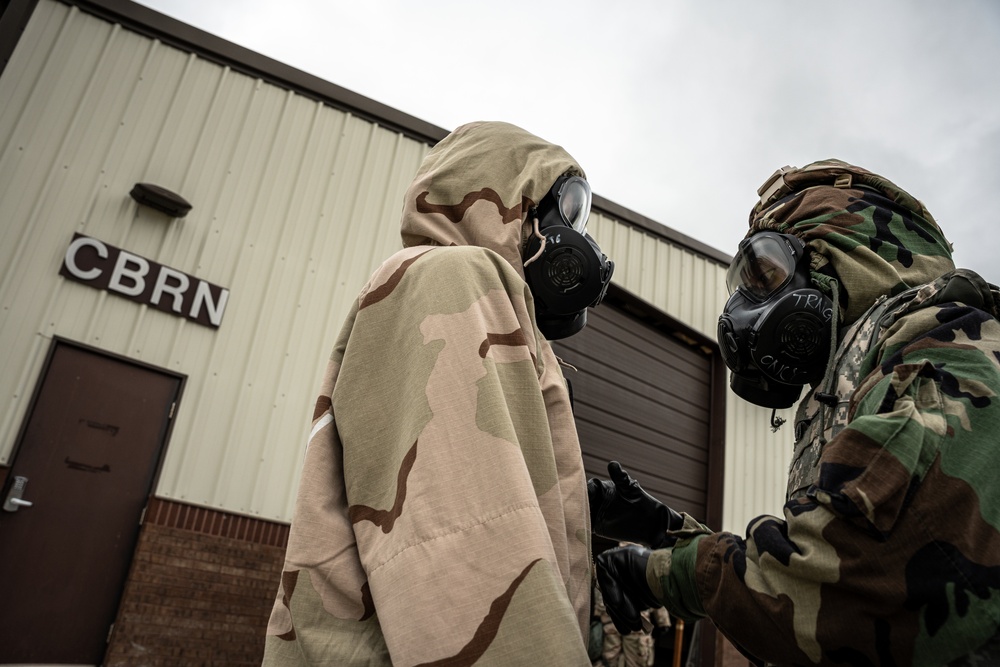 509 CES conducts CBRN training