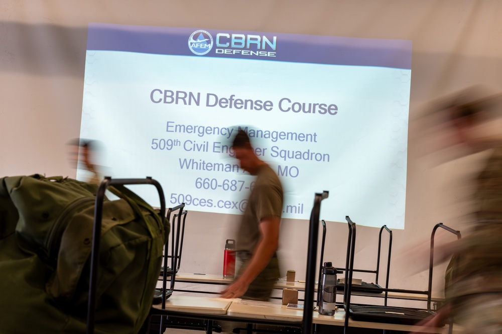 509 CES conducts CBRN training