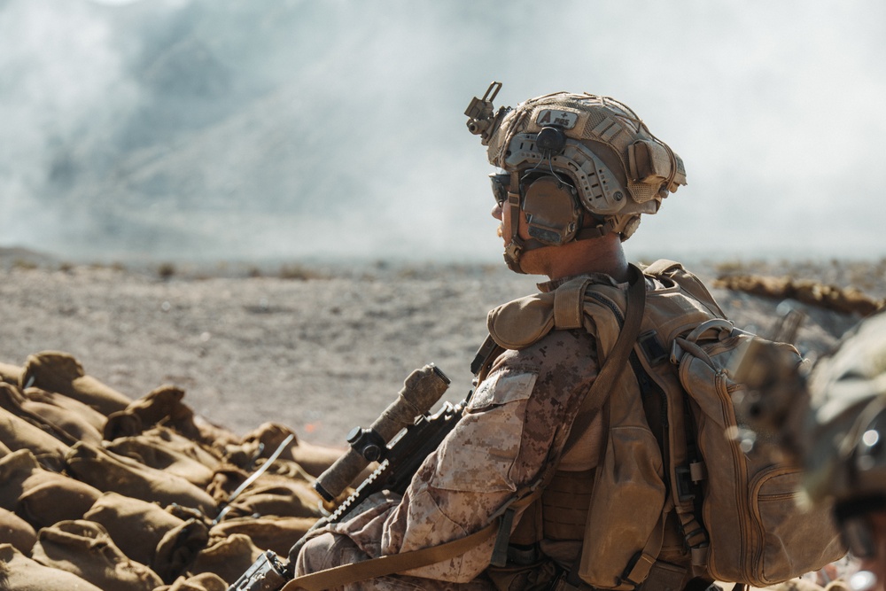 Marines with V28 conduct company attacks during ITX 4-25