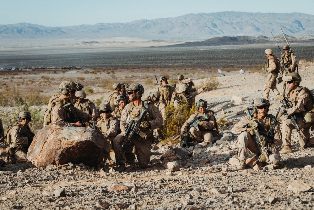 Marines with V28 conduct company attacks during ITX 4-25