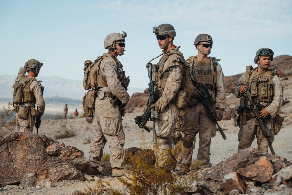Marines with V28 conduct company attacks during ITX 4-25