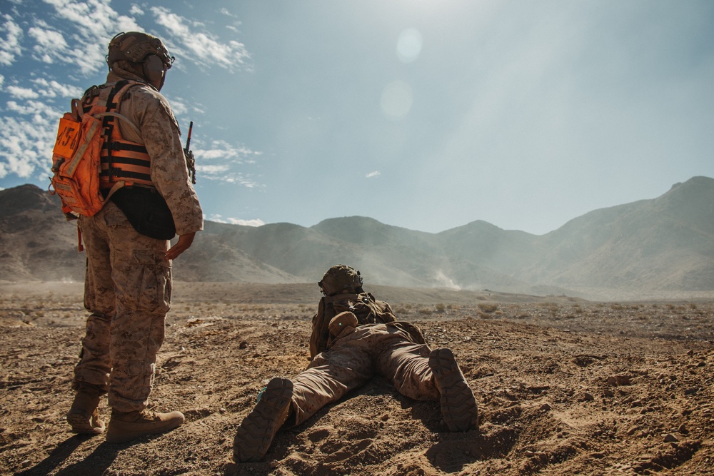 Marines with V28 conduct company attacks during ITX 4-25