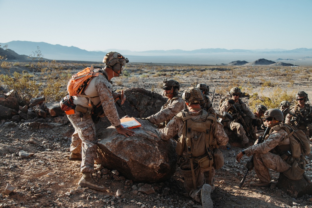 Marines with V28 conduct company attacks during ITX 4-25