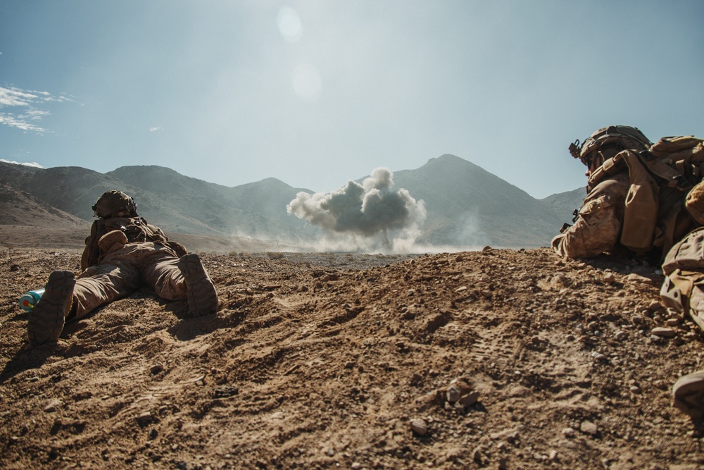 Marines with V28 conduct company attacks during ITX 4-25