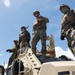U.S. Marines with 2nd DSB execute external lifts with a JLTV