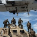 U.S. Marines with 2nd DSB execute external lifts with a JLTV