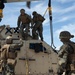 U.S. Marines with 2nd DSB execute external lifts with a JLTV