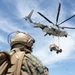 U.S. Marines with 2nd DSB execute external lifts with a JLTV