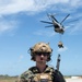 U.S. Marines with 2nd DSB execute external lifts with a JLTV