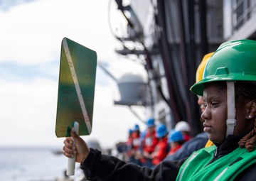 Makin Island Fueling at Sea