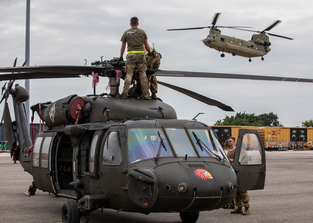 4th Combat Aviation Brigade Conducts Port Operations