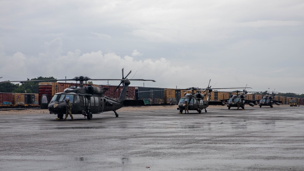 4th Combat Aviation Brigade Conducts Port Operations